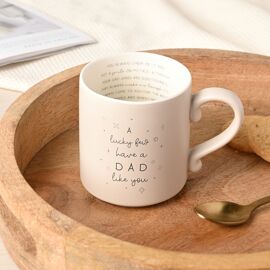 Moments Mug With Inside Words - Dad