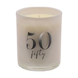 **MULTI 3** Milestones 120g Champagne Candle 50