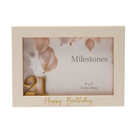 Milestones 3D Number Frame 6" x 4" - 21