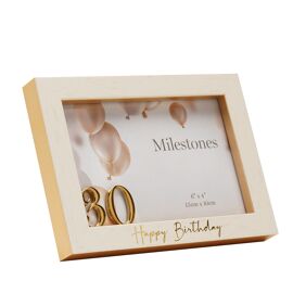 Milestones 3D Number Frame 6" x 4" - 30