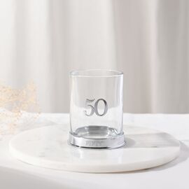 MilestoneS 3D Number Whisky Glass - 50