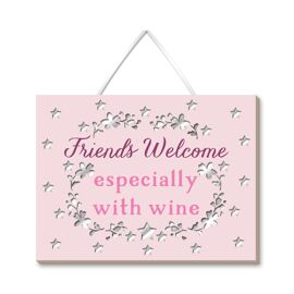 **MULTI 2** Plaque Friends Welcome