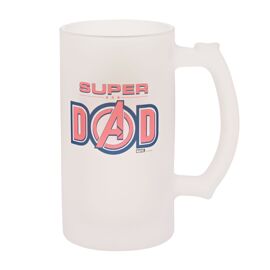 Marvel Avengers Glass 16oz - Super Dad