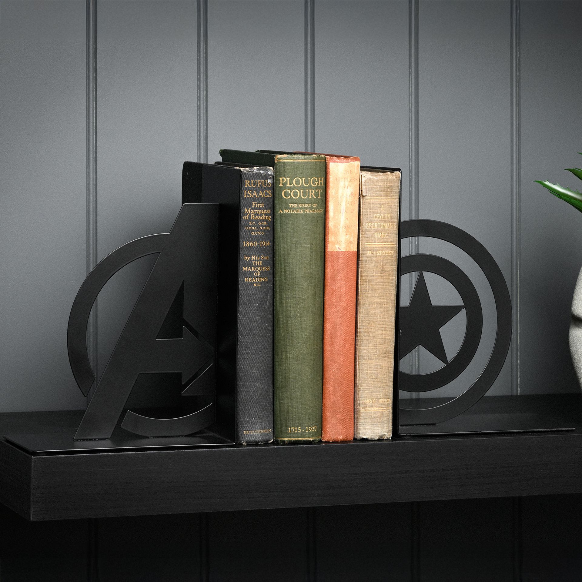 Marvel The Avengers Captain America Metal Bookends | Widdop