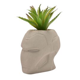 Marvel Iron Man Planter With Faux Plant