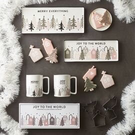 Santa Barbara Festive Village Cookie Cutter Gift Set
