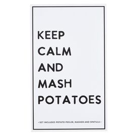 Santa Barbara Mash Gift Set "Keep Calm and Mash Potatoes"