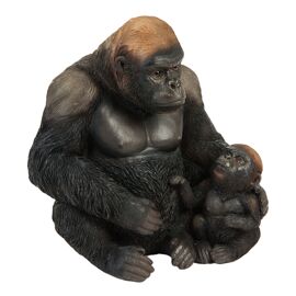 Naturecraft Resin Figurine Gorilla & Baby