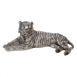 Silver Tiger Figurine L 30"