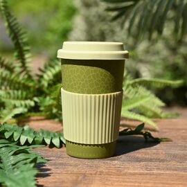 Naturecraft Turtle Ceramic Travel Mug Evergreen