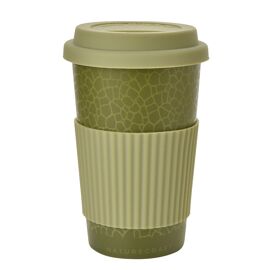 Naturecraft Turtle Ceramic Travel Mug Evergreen