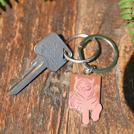 Naturecraft Tiger Metal Keyring