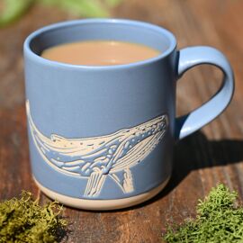 Naturecraft Whale Wax Resistant Mug Ocean