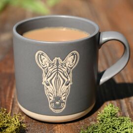 Naturecraft Zebra Wax Resistant Mug Slate