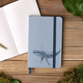 Naturecraft Whale Recycled PU Notebook Ocean