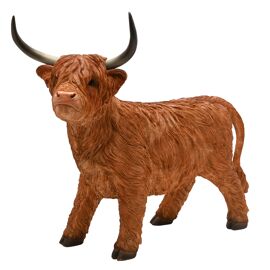 Naturecraft Standing Highland Cow 36cm