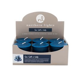 **MULTI 6** Northern Lights Votive Candle CDU - Sea Salt & Kemp