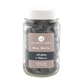 **MULTI 3** Northern Lights Wax Melts Jar 7oz - Whiskey & Tobacco