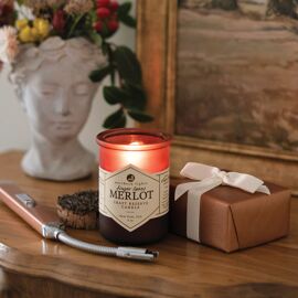 Northern Lights 5oz Candle Woodwick Spirit Jar - Merlot