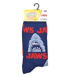 **MULTI 6**  Odd Sox Mens Crew Socks "Jaws Attack"