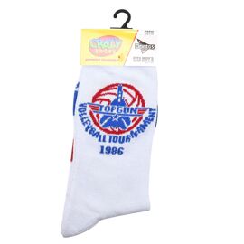 **MULTI 6**  Odd Sox Mens Crew Socks "Top Gun"