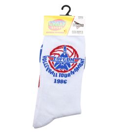 **MULTI 6**  Odd Sox Mens Crew Socks "Top Gun"