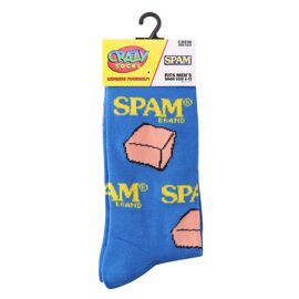 **MULTI 6**  Odd Sox Mens Crew Socks "Spam"