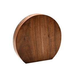 Now Or Never Studios Made to Order Acacia Round Mantel Plaque
