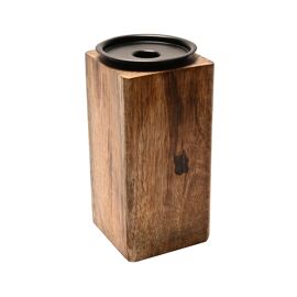 Now Or Never Studios Made to Order Wooden Candle Holder - Large