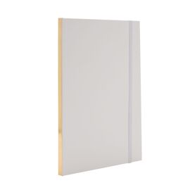 Now Or Never Studios Made to Order A5 Note Book White with Gold Spine