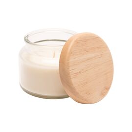 Now Or Never Studios Made to Order Wooden Lid Candle - 250g  Lime Basil & Mandarin Fragrance