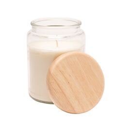 Now Or Never Studios Made to Order Wooden Lid Candle - 500g Lime Basil & Mandarin Fragrance