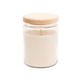 Now Or Never Studios Made to Order Wooden Lid Candle - 500g Lime Basil & Mandarin Fragrance