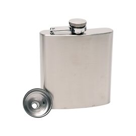 Now Or Never Studios Made to Order Hip Flask - 6oz Matt Stainless Steel