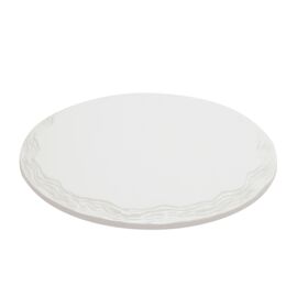 Now Or Never Studios Made To Order Round Patterned Edge Ceramic Coaster