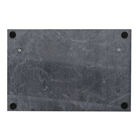 Hestia  Marble Tray with Metal Handle - Black