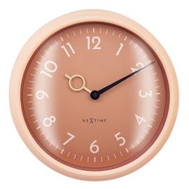 Nextime "Golden Hour Wall" Wall Clock Peach - 30.5cm
