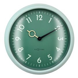 Nextime "Golden Hour Wall" Wall Clock Teal - 30.5cm