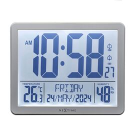 Nextime "One For All" Digital Table/Wall Clock - White