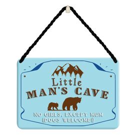 **MULTI 2** Tin Plaque Little Man's Cave