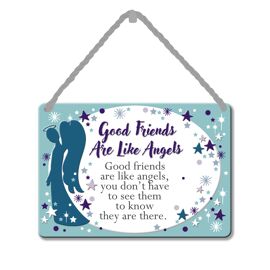 **MULTI 2** Tin Plaque An Angel For You Heartwarmers