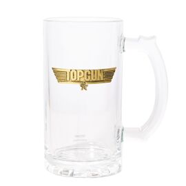 Top Gun Krug - Goldenes Logo