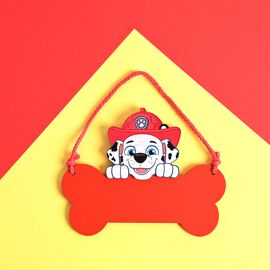 **MULTI 3** Paw Patrol Hängeschild - Marshall
