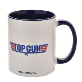 Top Gun Navy Blue Inside Mug 11oz 'That's Right Iceman I am Dangerous'