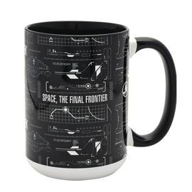 Star Trek Tech Black & White 15oz Mug