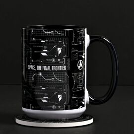 Star Trek Tech Black & White 15oz Mug