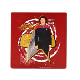 Star Trek Janeway Coaster - "Coffee Black"