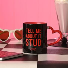 Fandomania Grease T Birds 'Tell Me About It, Stud' Heart-Handled Mug
