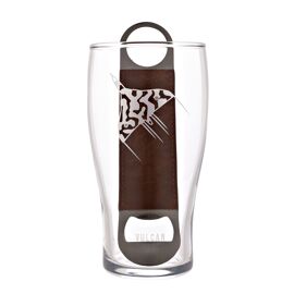 RAF Etched Pint Glass & Bottle Opener Set - Vulcan