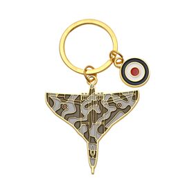 RAF Enamel Keyring - Vulcan